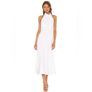 Milly Cady Penelope High-Neck Midi Dress